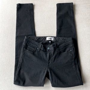 Paige Skyline Skinny Black Jeans 28
